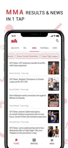Sportskeeda: WWE & Cricket для iOS — скриншот 2