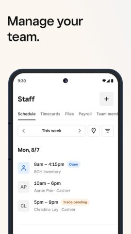 Square Dashboard для Android — скриншот 5