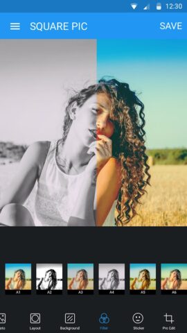 Square Pic — No Crop Video для Android — скриншот 4