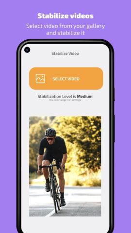 Stabilization camera для Android — скриншот 2