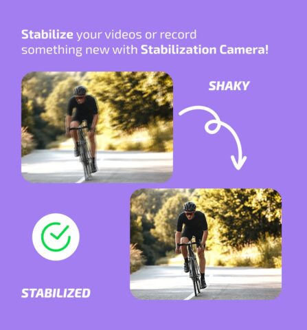 Stabilization camera для Android — скриншот 3