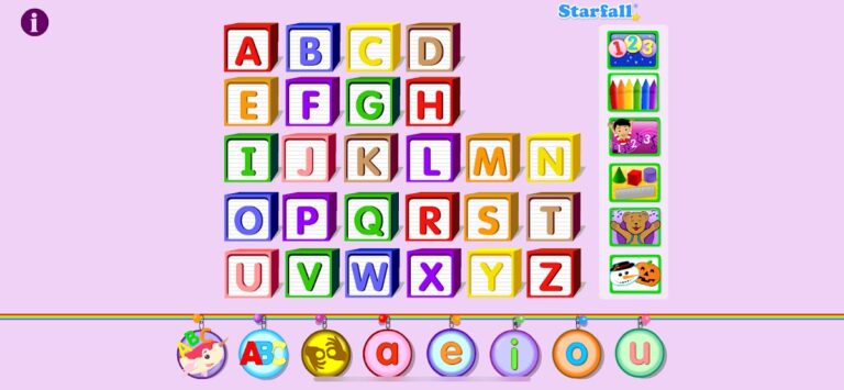 Starfall ABCs для Android — скриншот 1