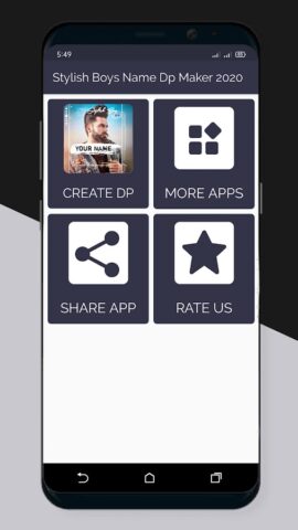 Stylish Boys Name DP Maker для Android — скриншот 1