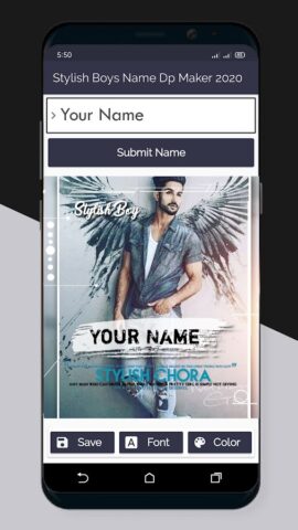 Stylish Boys Name DP Maker для Android — скриншот 4