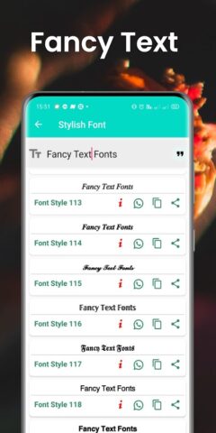 Stylish Fonts для Android — скриншот 1