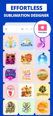 Sublimation Designer & Printer для Android — скриншот 1