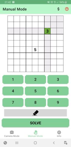 Sudoku Solver (Camera) для Android — скриншот 2