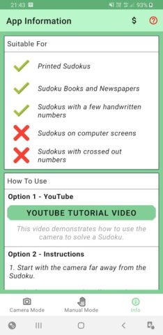Sudoku Solver (Camera) для Android — скриншот 3
