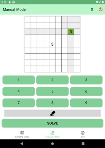 Sudoku Solver (Camera) для Android — скриншот 5