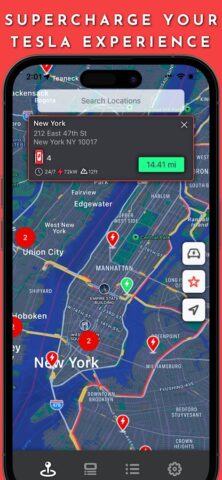 Supercharger for Tesla для iOS — скриншот 4