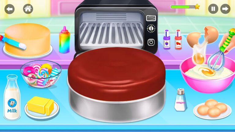 Sweet Bakery: Baking Cake Game для Android — скриншот 1