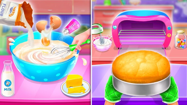 Sweet Bakery: Baking Cake Game для Android — скриншот 2