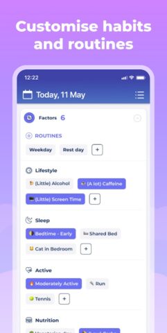 Symptom, Mood & Period Tracker для Android — скриншот 5