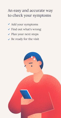 Symptomate — Оценка симптомов для Android — скриншот 1