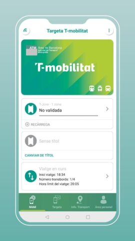 T-mobilitat для Android — скриншот 3