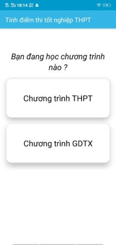 Tính điểm thi THPT 2025 для Android — скриншот 1