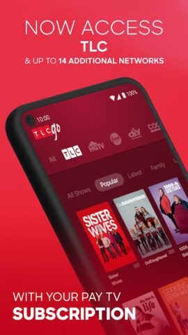 TLC GO — Stream Live TV для Android — скриншот 1