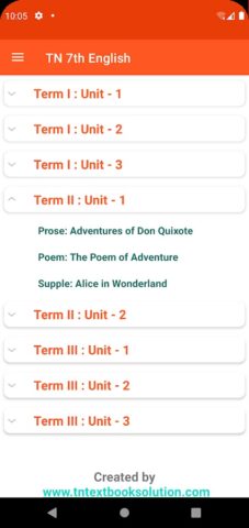 TN 7th English Guide для Android — скриншот 2