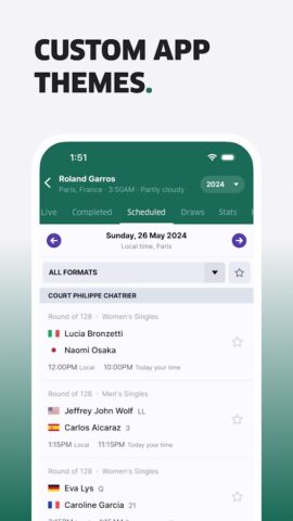 TNNS: Tennis Live Scores для Android — скриншот 4