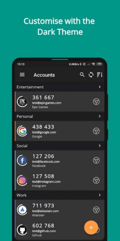 TOTP Authenticator – 2FA Cloud для Android — скриншот 2