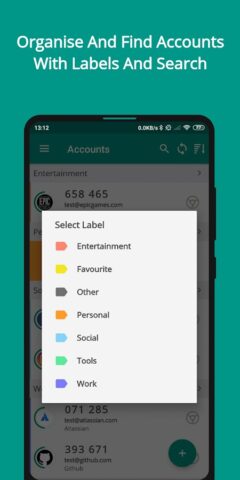 TOTP Authenticator – 2FA Cloud для Android — скриншот 4