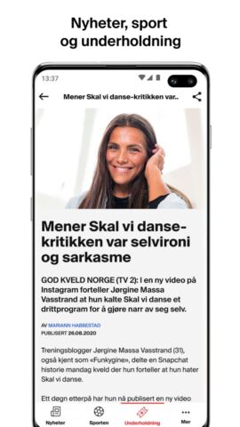 TV 2 для Android — скриншот 2