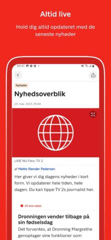 TV 2 Nyheder для Android — скриншот 2