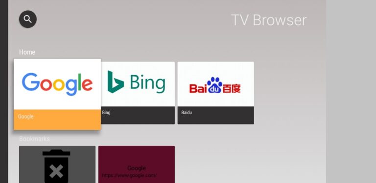 TV-Browser Internet для Android — скриншот 1