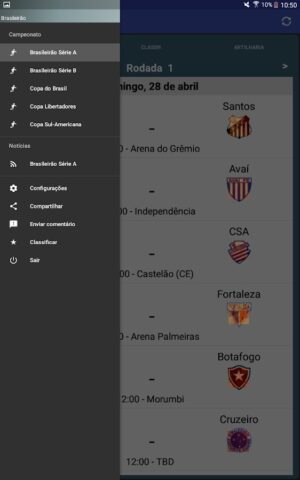 Tabela Brasileirão 2026 для Android — скриншот 3