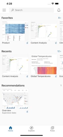 Tableau Mobile для iOS — скриншот 1
