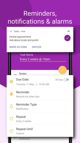 Tasks: To Do List & Reminders для Android — скриншот 5