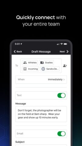 Teamworks для Android — скриншот 2