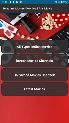 Telegram Movies — Download HD для Android — скриншот 2