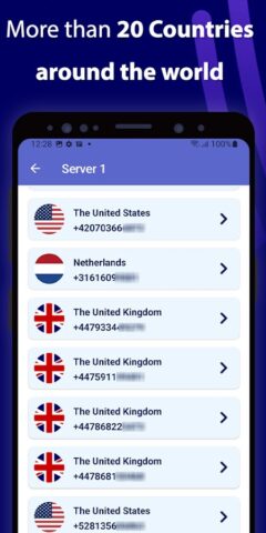 Temp Number Receive Code для Android — скриншот 3
