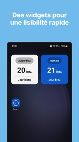 Tempo EDF : Bleu, Blanc, Rouge для Android — скриншот 3