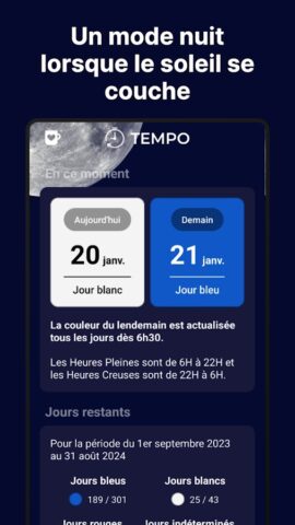 Tempo EDF : Bleu, Blanc, Rouge для Android — скриншот 4