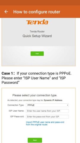 Tenda Wifi Router Setup Guide для Android — скриншот 1