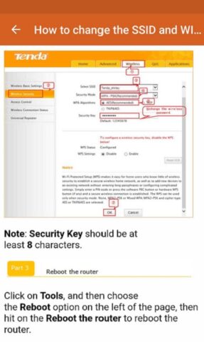 Tenda Wifi Router Setup Guide для Android — скриншот 2