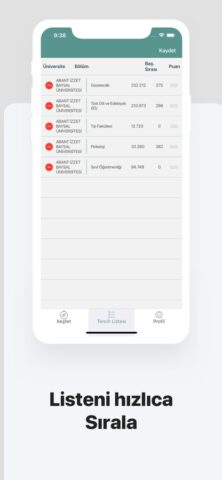 Tercih Robotu — YKS TYT AYT для iOS — скриншот 3