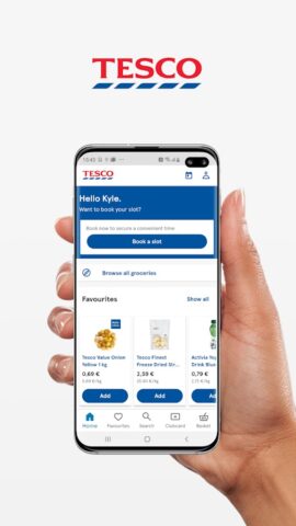 Tesco Online nákupy SK для Android — скриншот 1