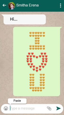 Повторитель текста для сообщен для Android — скриншот 3