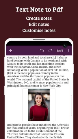 Text To Pdf Converter для Android — скриншот 3