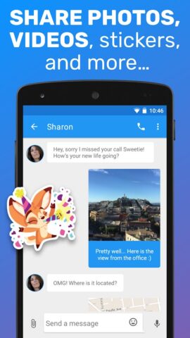 TextMe Up Calling & Texts для Android — скриншот 3