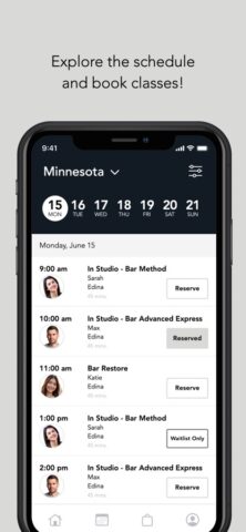 The Bar Method для iOS — скриншот 3
