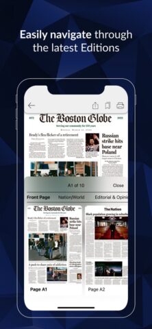The Boston Globe ePaper для iOS — скриншот 2