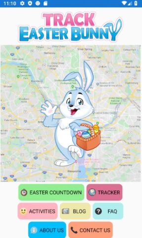The Easter Bunny Tracker для Android — скриншот 1