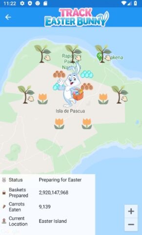 The Easter Bunny Tracker для Android — скриншот 2