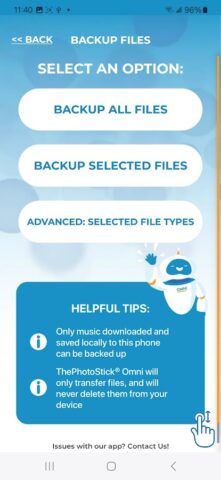 ThePhotoStick Omni для Android — скриншот 2