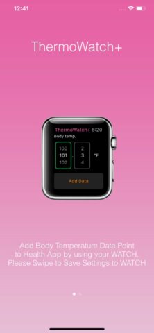 ThermoWatch+ for Watch для iOS — скриншот 1