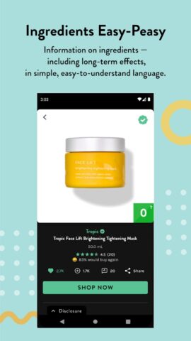 Think Dirty для Android — скриншот 5